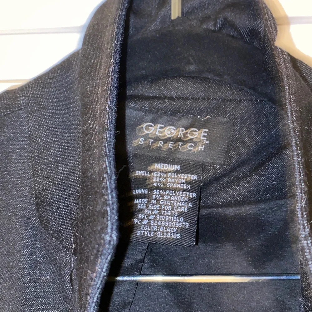 George Single Breasted Design with Two Button Front Closure Black Jacket Size M